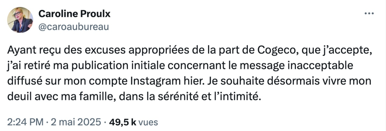 Yanick Bouchard du 98,5 FM s’excuse publiquement après la controverse 2 Yanick Bouchard du 98,5 FM s’excuse publiquement après la controverse Capture decran 2025 05 03 135613 Yanick Bouchard du 98,5 FM s’excuse publiquement après la controverse