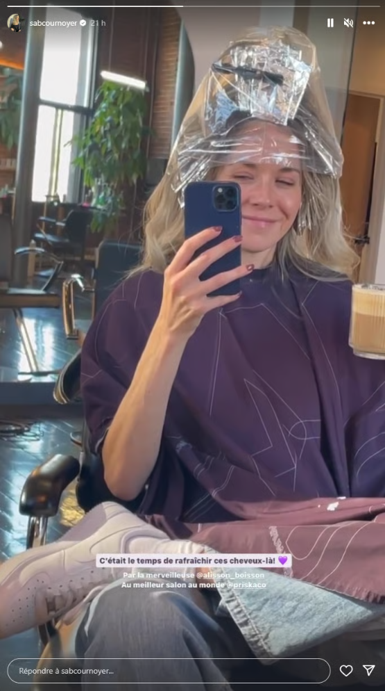 Capture decran 2025 06 24 125003 Sabrina Cournoyer se refait une beauté pour l’été et dévoile son nouveau look capillaire