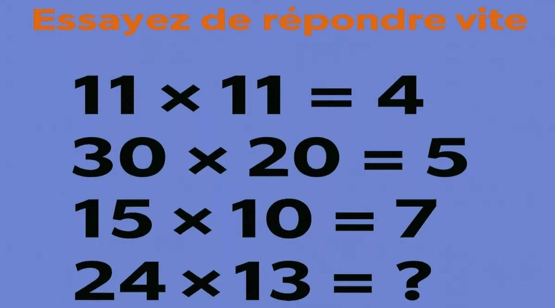Capture decran 2025 09 14 032801 Casse-tête viral : seuls les esprits affûtés résolvent 24 × 13… sans calculer