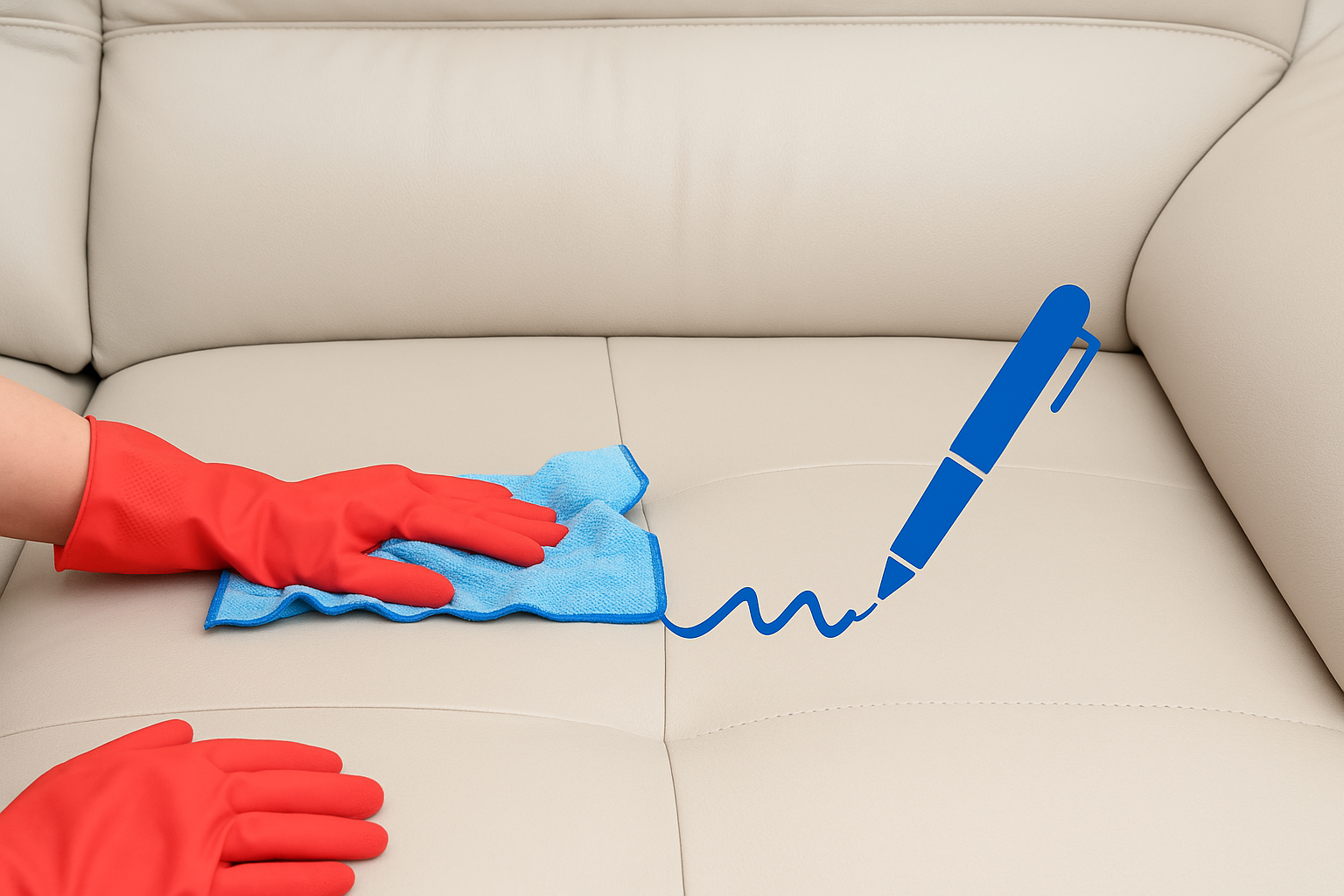divandsss Comment retirer des traces de stylo sur un divan blanc?