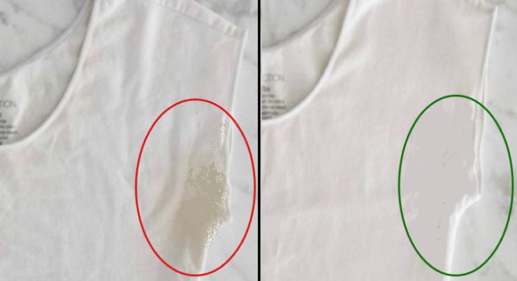 Comment enlever les taches de sueur sur un vetement blanc