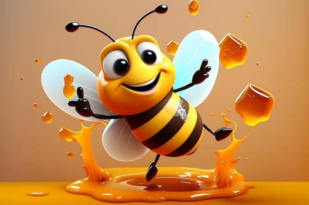 Les abeilles et leur incroyable sens de la danse : une étude sur la communication de ces pollinisatrices 1 Les abeilles et leur incroyable sens de la danse : une étude sur la communication de ces pollinisatrices 3d cartoon cute smiling fat bee dancing honey generative ai 500695 289 Les abeilles et leur incroyable sens de la danse : une étude sur la communication de ces pollinisatrices