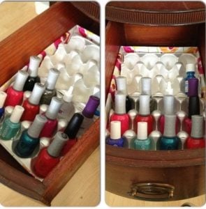 Quoi faire avec des boîtes d'oeufs vides ? 16 idées pour les réutiliser 10 Quoi faire avec des boîtes d'oeufs vides ? 16 idées pour les réutiliser boite ouef vernis Quoi faire avec des boîtes d'oeufs vides ? 16 idées pour les réutiliser