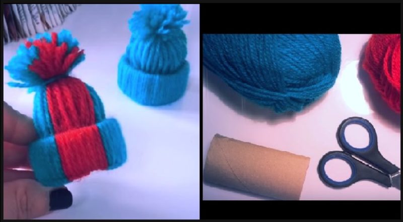 Comment Faire Un Mini Yochi En Laine En Video Comment faire des mini bonnets de Noël avec de la laine et un rouleau