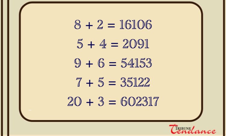 calcul math 2 Les gens s'arrachent les cheveux en essayant de résoudre ces problèmes de maths. Parviendrez-vous à les élucider ?
