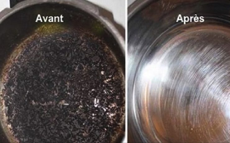 nettoyer casserole noicie bruleee astuce Comment nettoyer le fond d'une casserole noircie ?