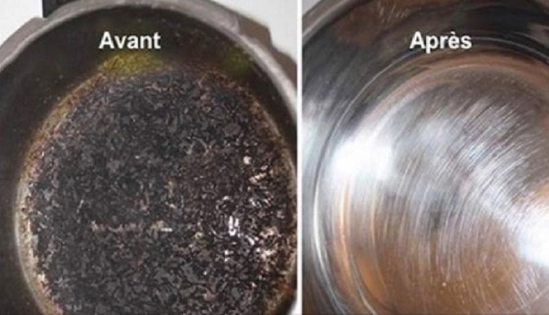 Comment nettoyer le fond d'une casserole noircie ? 1 Comment nettoyer le fond d'une casserole noircie ? nettoyer casserole noicie bruleee astuce Comment nettoyer le fond d'une casserole noircie ?