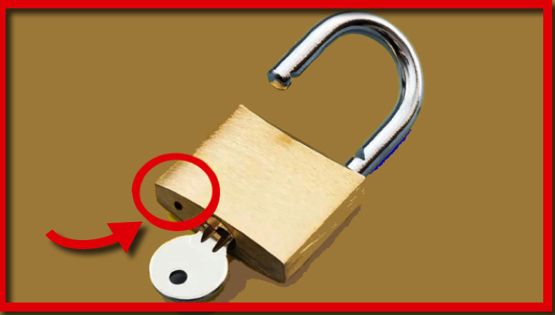 À quoi sert le petit trou sur les cadenas ? 1 À quoi sert le petit trou sur les cadenas ? petit trou cadenas À quoi sert le petit trou sur les cadenas ?