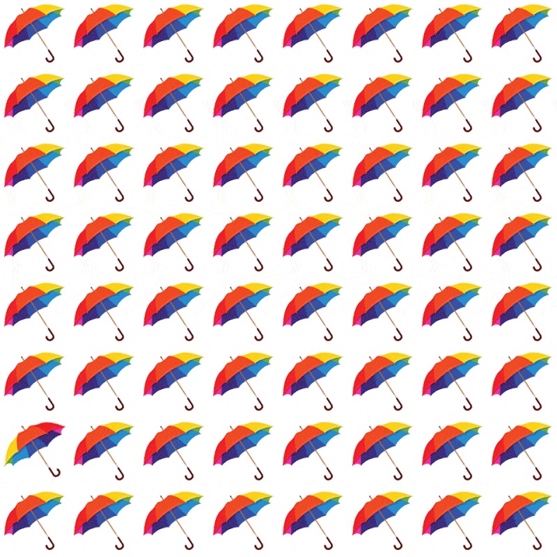 e Test observation : Pouvez-vous trouver l'intrus dans ces 5 images