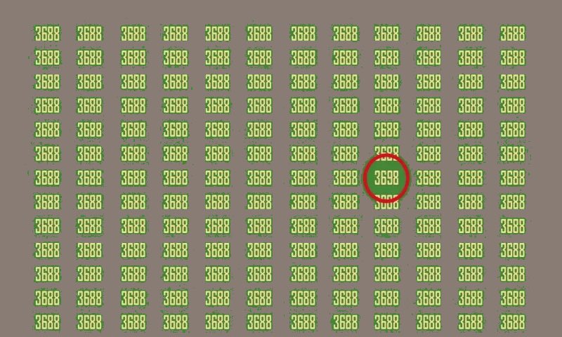 resultat test 4 Test QI : Trouvez l'intrus aussi vite que possible, essayez de le résoudre en seulement 8 secondes