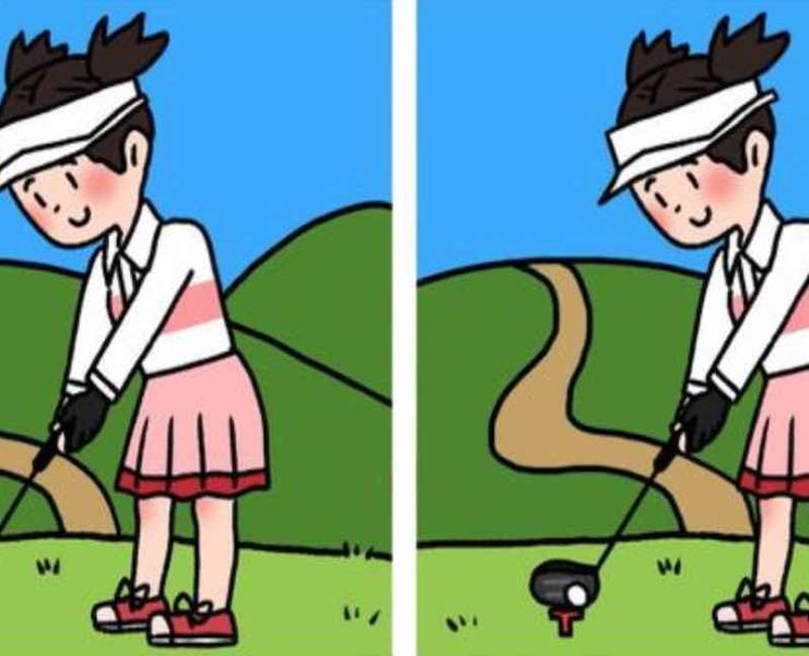3 differences golfeuse test defi 1 Pouvez -vous trouver les 3 différences entre les images d’une golfeuse en 10 secondes ?