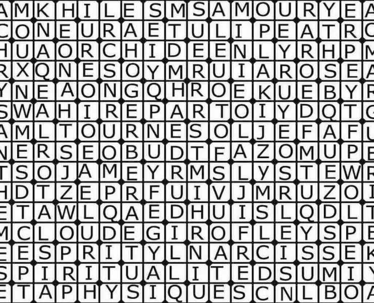 fleurreeee Découvrez un secret sur vous-même avec la première fleur trouvée dans ce jeu de mots cachés