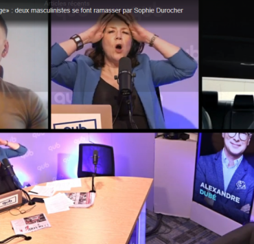 Masculinité exacerbée : Sophie Durocher face à deux mâles alpha 3 Masculinité exacerbée : Sophie Durocher face à deux mâles alpha Capture decran 2024 04 25 150709 Masculinité exacerbée : Sophie Durocher face à deux mâles alpha