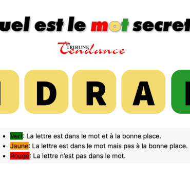 Relevez le Défi avec Les Mots Secrets TribuneTendance 3 Relevez le Défi avec Les Mots Secrets TribuneTendance jeu du jour mot secret