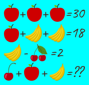 Capture decran le 2024 04 22 a 15.20.10 Énigme des fruits : pouvez-vous résoudre cette équation mathématique ?