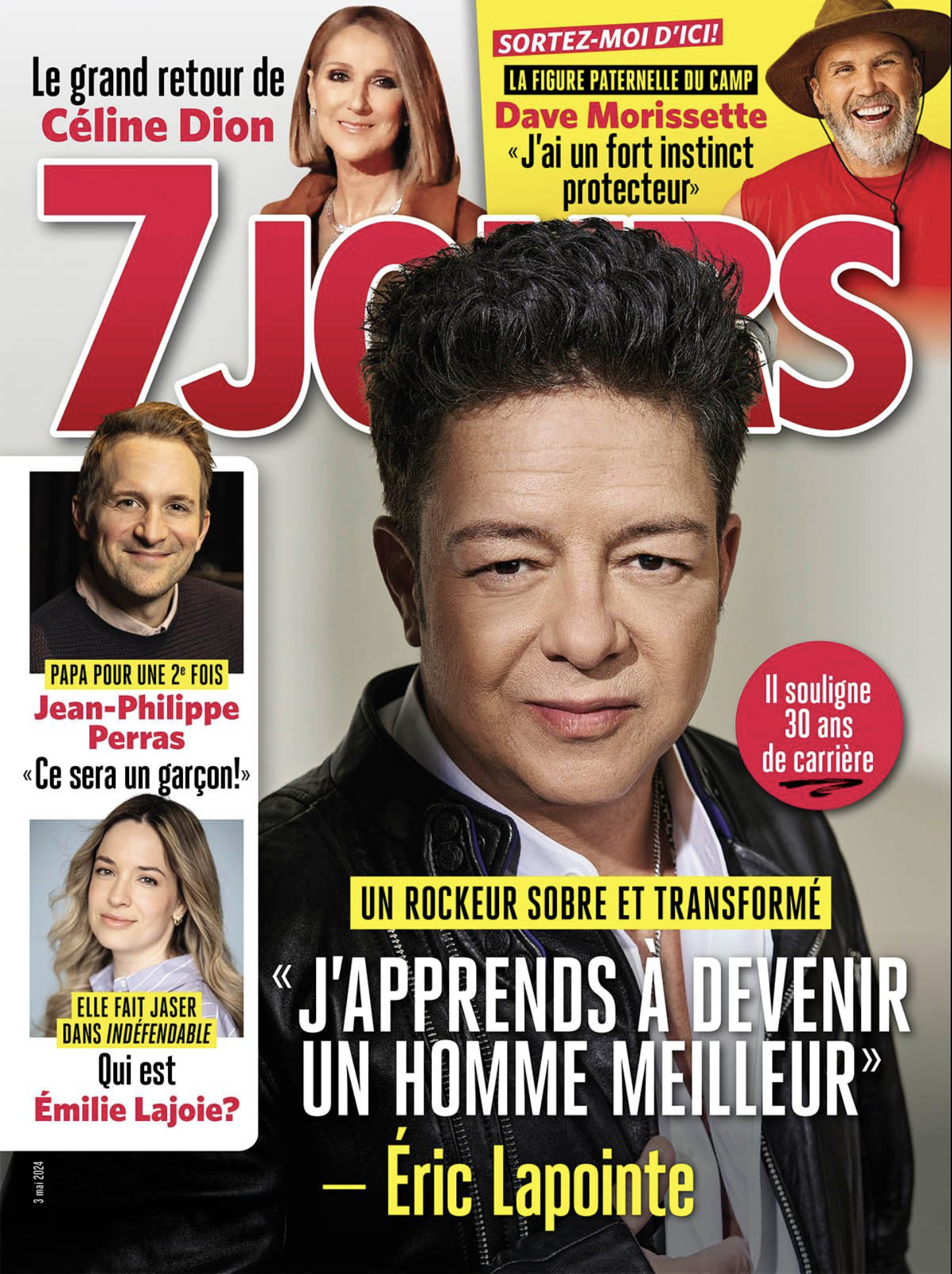 Capture decran le 2024 04 26 a 07.29.22 Éric Lapointe en couverture d'un magazine québécois suscite des réactions