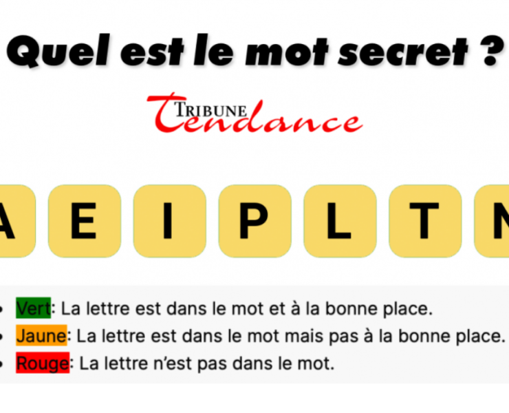jeu mot secret tribune tendance