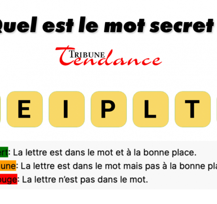 jeu mot secret tribune tendance