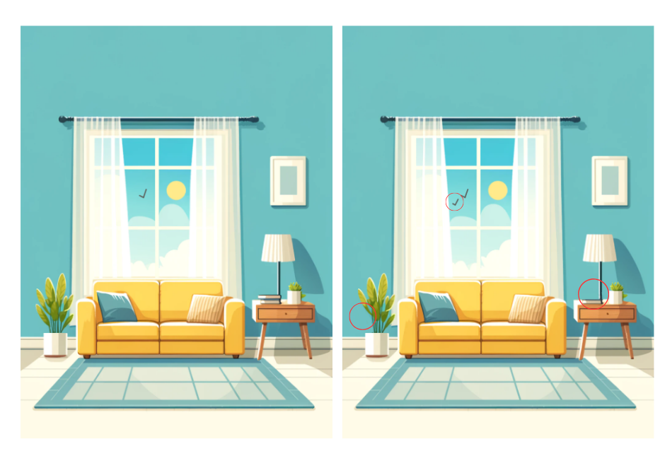 Pouvez-vous trouver les 3 différences en 15 secondes ? 2 Pouvez-vous trouver les 3 différences en 15 secondes ? Trouvez les 2 Pouvez-vous trouver les 3 différences en 15 secondes ?