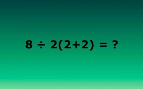 Casse-tête mathématique : Une équation supposée être simple fait débat sur Twitter 1 Casse-tête mathématique : Une équation supposée être simple fait débat sur Twitter equation 768x480 1 504x315 1 Casse-tête mathématique : Une équation supposée être simple fait débat sur Twitter