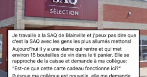 Une Employée de la SAQ à Blainville Partage Son Expérience Extraordinaire avec une Cliente 1 Une Employée de la SAQ à Blainville Partage Son Expérience Extraordinaire avec une Cliente g34g34g34g 3 300x158 1 Une Employée de la SAQ à Blainville Partage Son Expérience Extraordinaire avec une Cliente