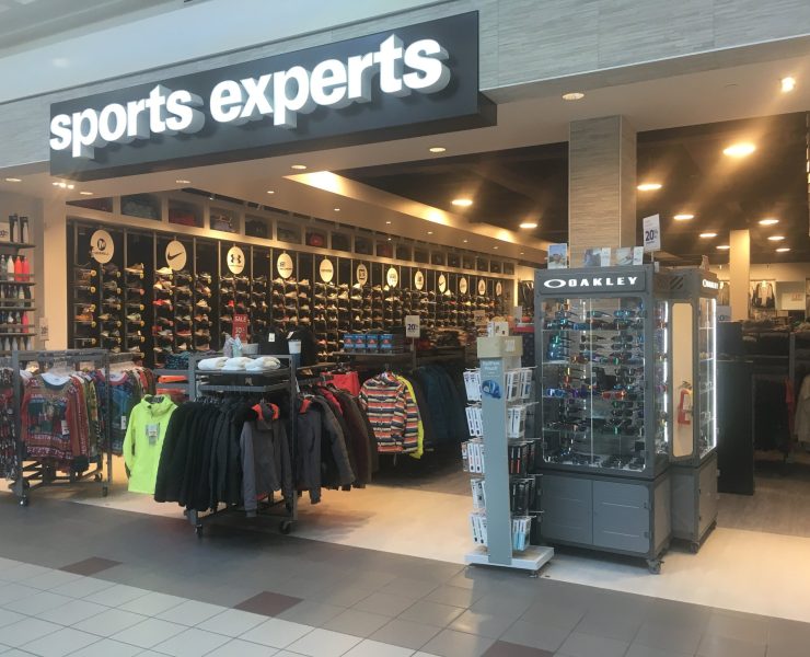 sportexpppp Fermeture forcée pour une boutique Sports Experts