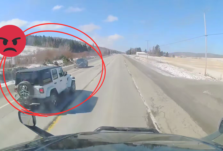 Capture decran 2024 05 01 082039 Manœuvre Dangereuse Évitée de Justesse sur La 132 : Un Camionneur Lance un Cri d'Alerte