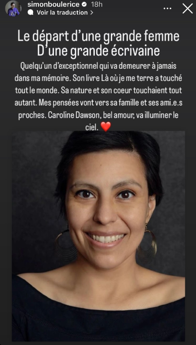 Décès de Caroline Dawson : Un dernier adieu des personnalités publiques 3 Décès de Caroline Dawson : Un dernier adieu des personnalités publiques Capture decran 2024 05 21 093921 Décès de Caroline Dawson : Un dernier adieu des personnalités publiques