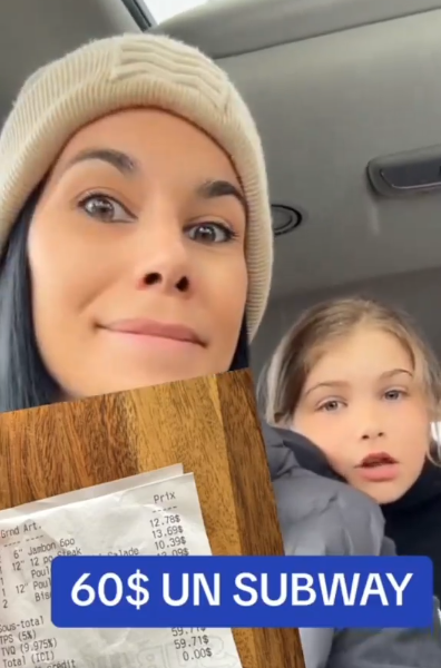 Capture decran 2024 05 31 095052 Une maman au Québec est allée au Subway et ça lui a coûté 60$