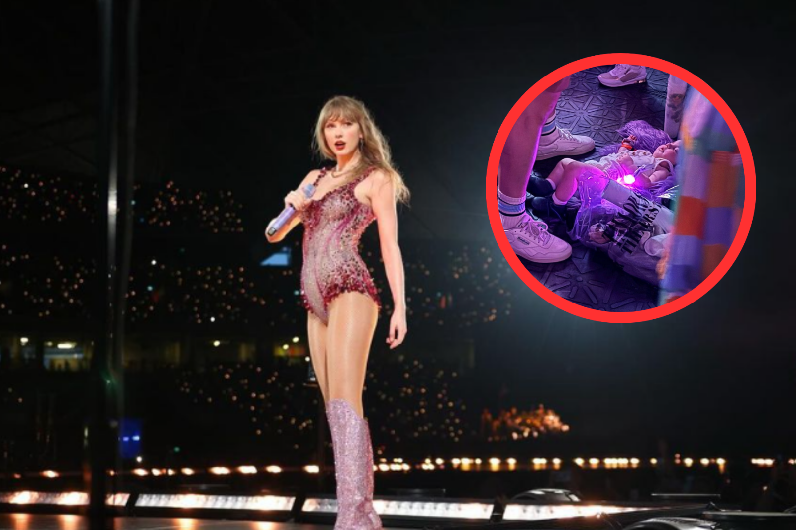 Un bébé laissé au sol lors du concert de Taylor Switch suscite de fortes réactions 1 Un bébé laissé au sol lors du concert de Taylor Switch suscite de fortes réactions Design sans titre 27 Un bébé laissé au sol lors du concert de Taylor Switch suscite de fortes réactions