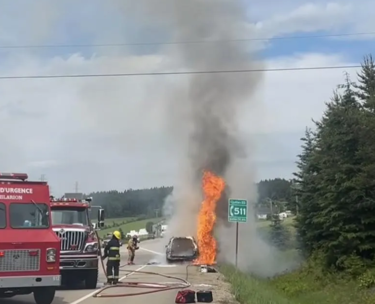 Capture decran 2024 06 15 112039 La voiture de Safia Nolin prend feu subitement