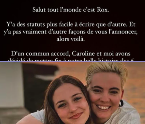 Roxane Bruneau annonce sa nouvelle situation amoureuse : elle est désormais célibataire 1 Roxane Bruneau annonce sa nouvelle situation amoureuse : elle est désormais célibataire Capture decran 2024 06 18 074506 Roxane Bruneau annonce sa nouvelle situation amoureuse : elle est désormais célibataire