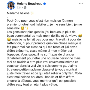Hélène Boudreau tourne la page et reçoit un soutien massif de ses fans 2 Hélène Boudreau tourne la page et reçoit un soutien massif de ses fans Capture decran 2024 06 22 193414 Hélène Boudreau tourne la page et reçoit un soutien massif de ses fans