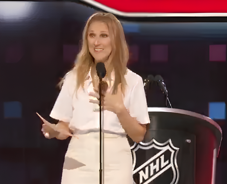 Capture decran 2024 06 29 110252 1 e1719673870127 Céline Dion fait une apparition spectaculaire au repêchage de la LNH et annonce le choix du Canadien