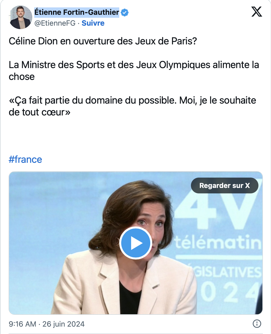 Capture decran le 2024 06 27 a 10.06.53 La rumeur sur Céline Dion prend de l'ampleur
