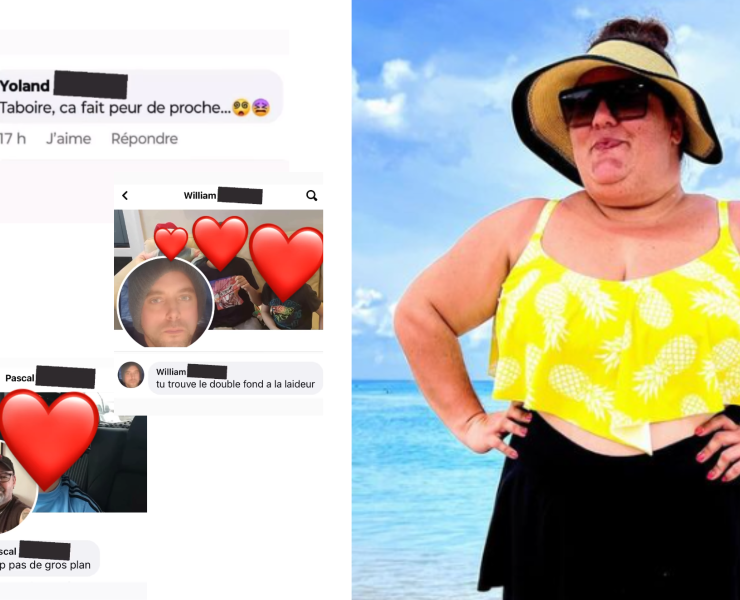 Design sans titre 28 Cible de Violentes Attaques, Christine Morency Réagit