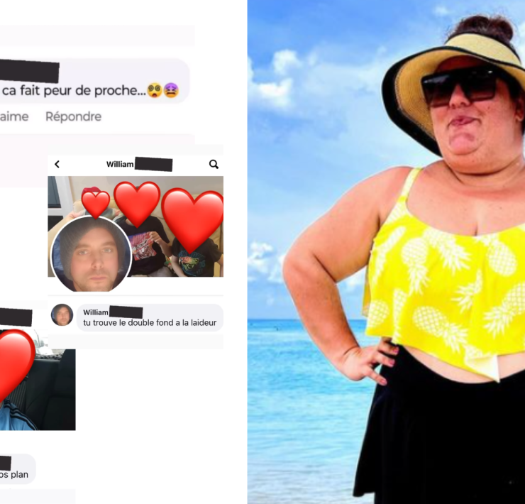 Design sans titre 28 Cible de Violentes Attaques, Christine Morency R&eacute;agit