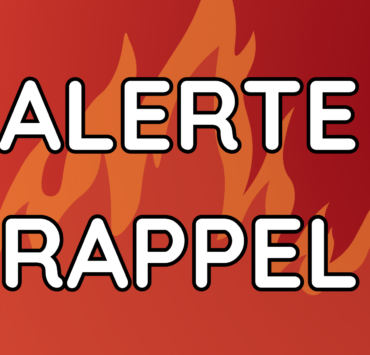 ALERTE RAPPEL 1 Rappel Important de Chargeurs Portables Pour Risque D'Incendie