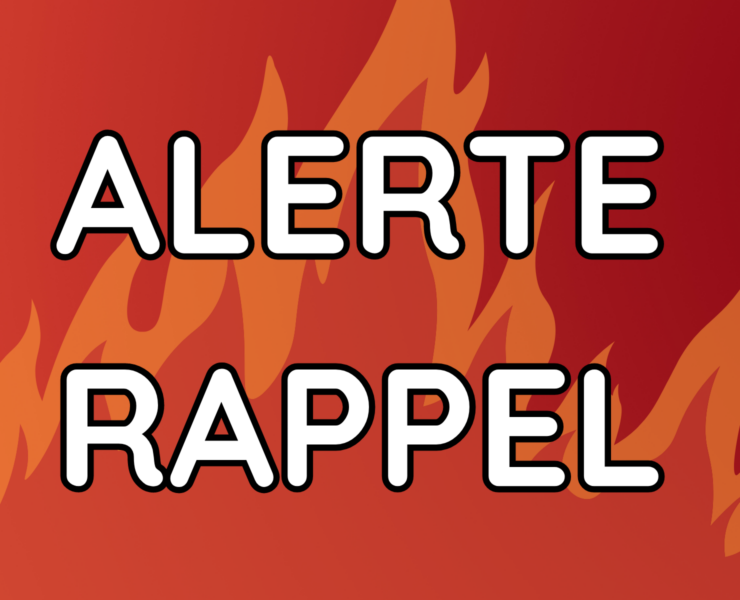 ALERTE RAPPEL 1 Rappel Important de Chargeurs Portables Pour Risque D'Incendie