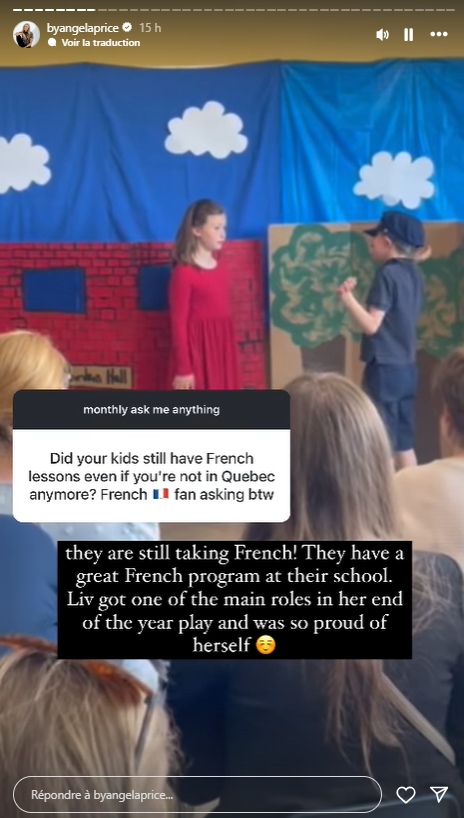 Capture decran 2024 07 02 111306 Carey Price et Angela Insistent sur l'Apprentissage du Français pour leurs Enfants