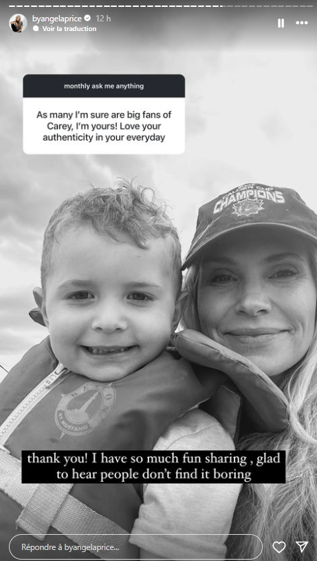 Capture decran 2024 07 02 111638 Carey Price et Angela Insistent sur l'Apprentissage du Français pour leurs Enfants