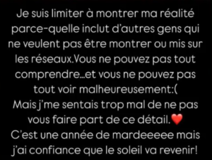 Capture decran 2024 07 21 140610 Khate Lessard partage une nouvelle attristante avec ses fans