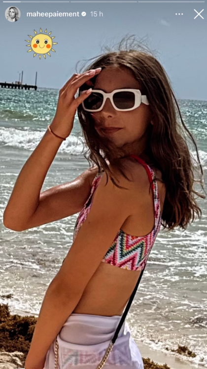 Capture decran 2024 07 26 065636 Mahée Paiement Enchante Ses Fans Avec des Photos de Vacances en Compagnie de Ses Enfants et Ils Ont Grandi
