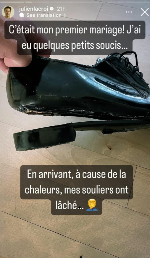 Mésaventure pour Julien Lacroix au mariage d'une comédienne de 'District 31 3 Mésaventure pour Julien Lacroix au mariage d'une comédienne de 'District 31 Capture decran 2024 07 30 094453 Mésaventure pour Julien Lacroix au mariage d'une comédienne de 'District 31