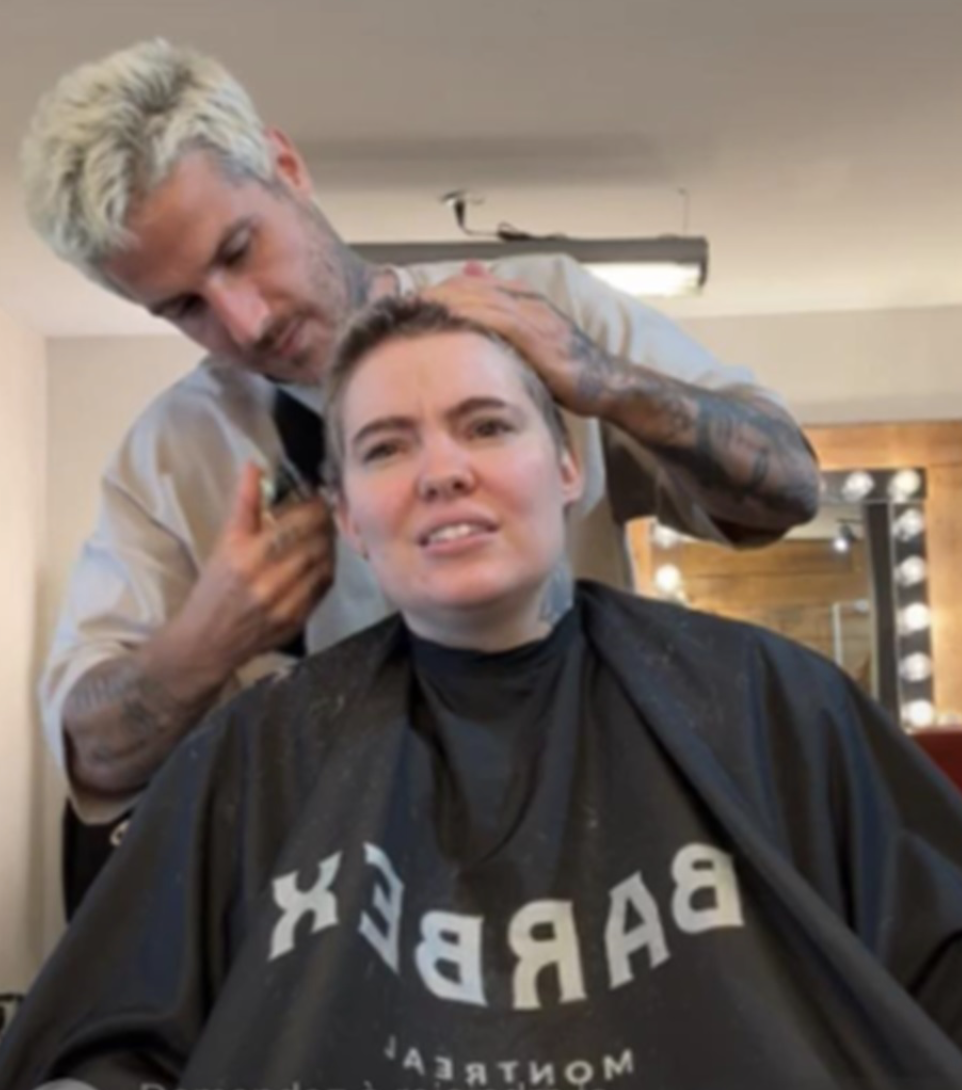 Capture decran le 2024 07 11 a 13.14.15 Roxane Bruneau surprend en se faisant complètement raser la tete