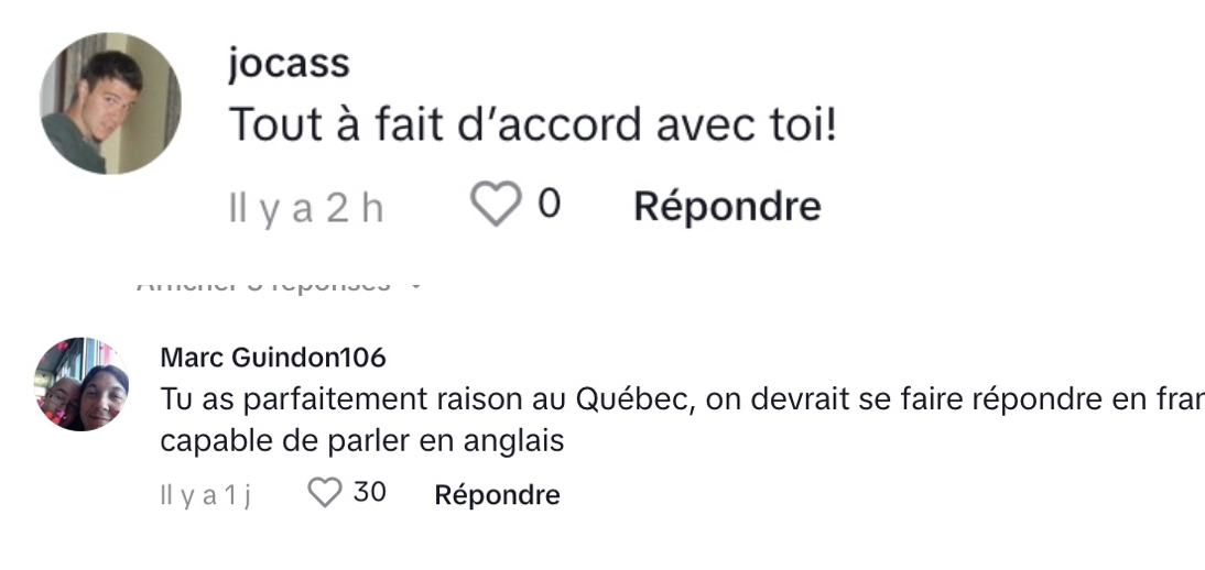 Capture decran le 2024 07 16 a 10.54.19 Tempête au Tim Hortons : Une Québécoise outrée par un service en anglais