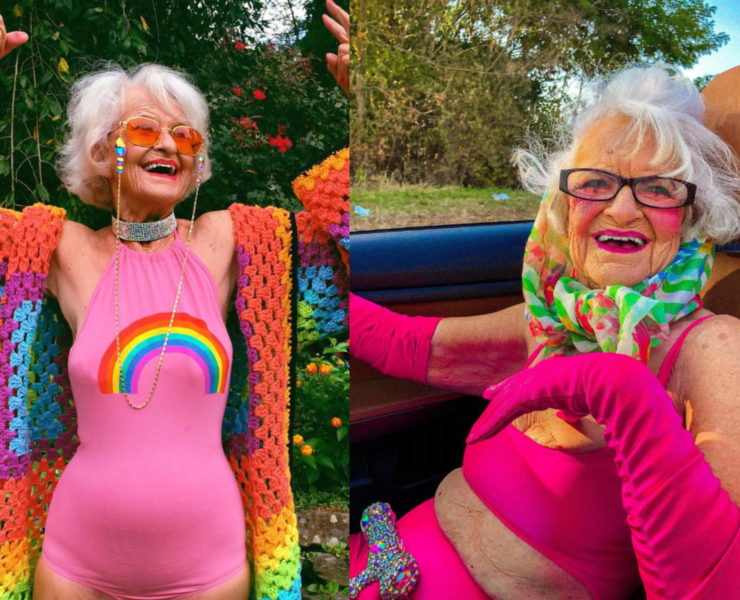 Design sans titre 50 Elle a 95 Ans et Porte ce Qu'elle Veut : Baddie Winkle Prouve qu'il n'y a Pas d'Âge pour Porter de la Couleur