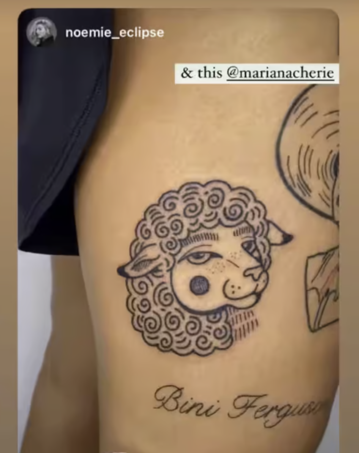 Capture decran le 2024 08 07 a 14.21.21 Mariana Mazza révèle ses 2 nouveaux tatouages