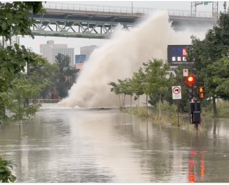 Capture decran le 2024 08 16 a 10.35.08 e1723819119391 Inondation &agrave; Montr&eacute;al : des photos choquantes capturent le chaos au centre-ville