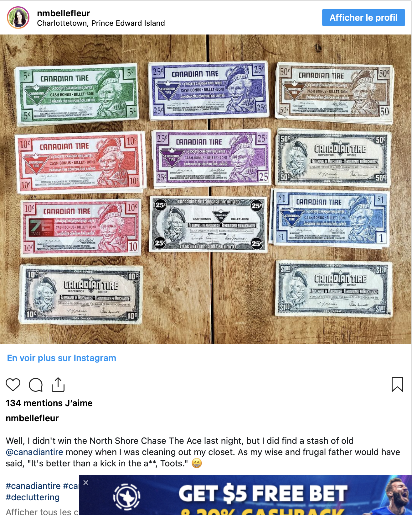 Capture decran le 2024 08 19 a 14.45.53 Des billets de Canadian Tire pourraient valoir une vraie fortune !